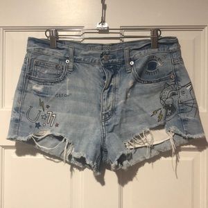 American Eagle Outfitters Shorts - Graphic American Eagle Shorts American Eagle Outfitters Shorts - Graphic American Eagle Shorts